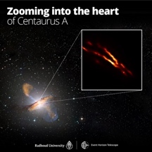 EHT pinpoints dark heart of the nearest radio galaxy 